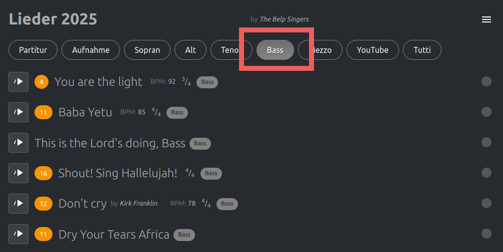 Selecting and filtering to a specific tag